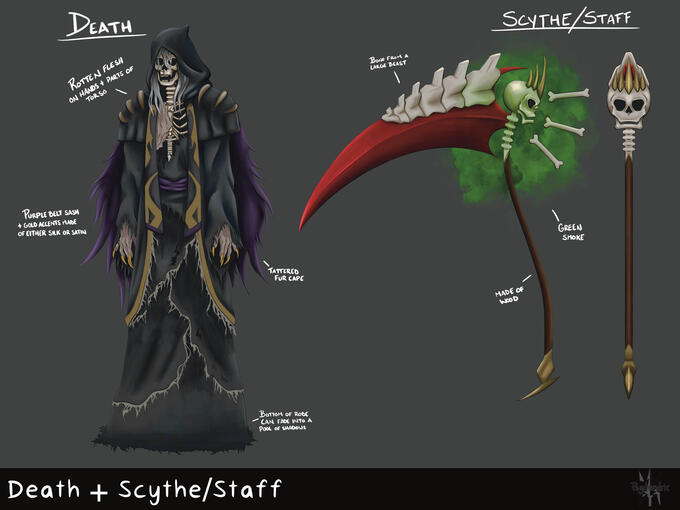 Death and Scythe Sheet