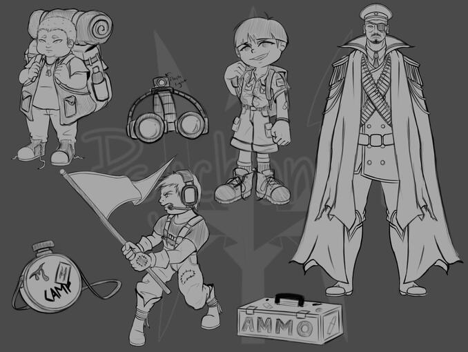 Military Scout Sketches